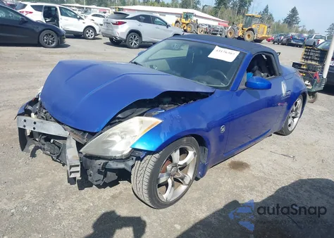 2005 Nissan 350Z Touring из США, поврежденный, VIN JN1AZ36A65M757824